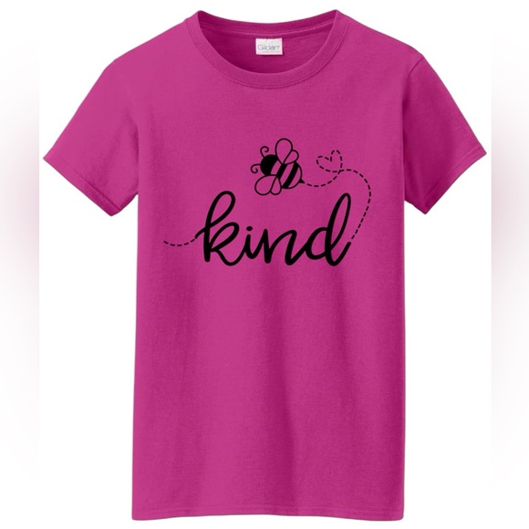 Hand Crafted Tops - Bee kind T shirt